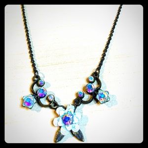 Michal Negrin floral necklace.